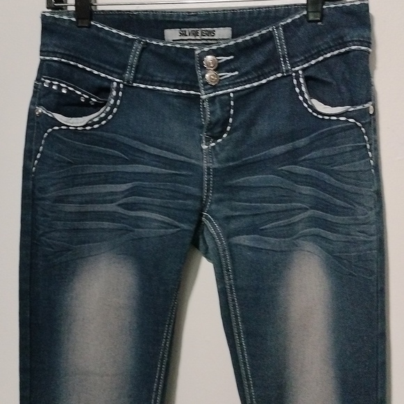 Salvage Jeans size 7/8 - Picture 2 of 15